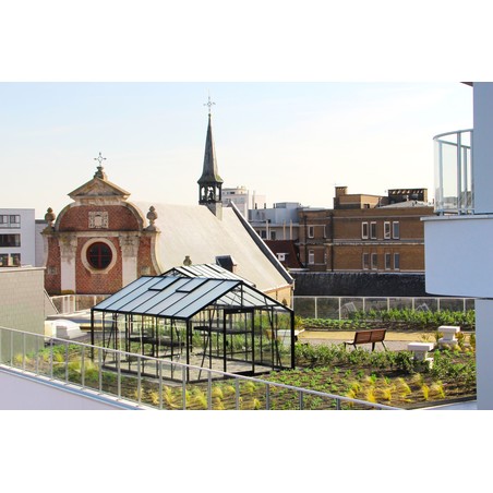 Serre ACD R405H Prestige (ALU, Sans montage, Sans Toile d'ombrage, pleine terre, Sans décoration, Sans rehaussement, Belgique & Luxembourg)