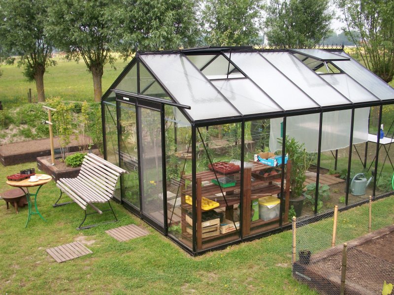 Serre ACD R306H Prestige - PROMO (ALU, Sans montage, Sans Toile d'ombrage, pleine terre, Sans décoration, Sans rehaussement, Belgique & Luxembourg)