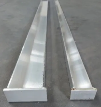 [supalu40baj] Support plaque béton Alu 40 cm