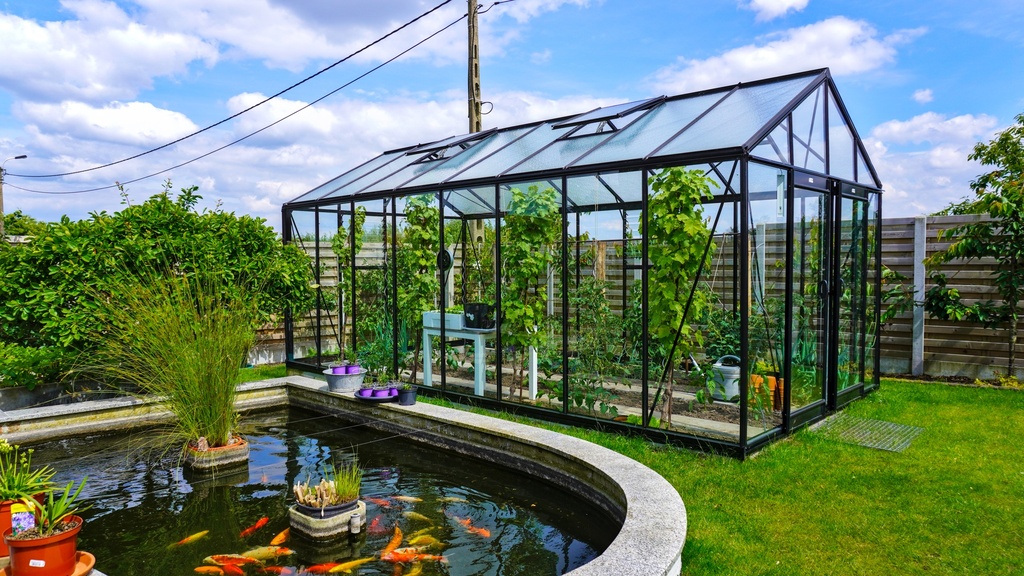 Serre ACD R308XH BLACKLINE 3,06 x 5,93m - 18,15m²- PROMO (Belgique & Luxembourg, Sans montage, pleine terre, Sans décoration, Sans rehaussement)