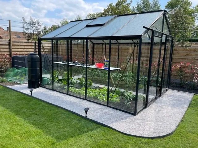 Serre ACD R305H Prestige BLACKLINE -PROMO- (Sans montage, Sans Toile d'ombrage, pleine terre, Sans décoration, Sans rehaussement)