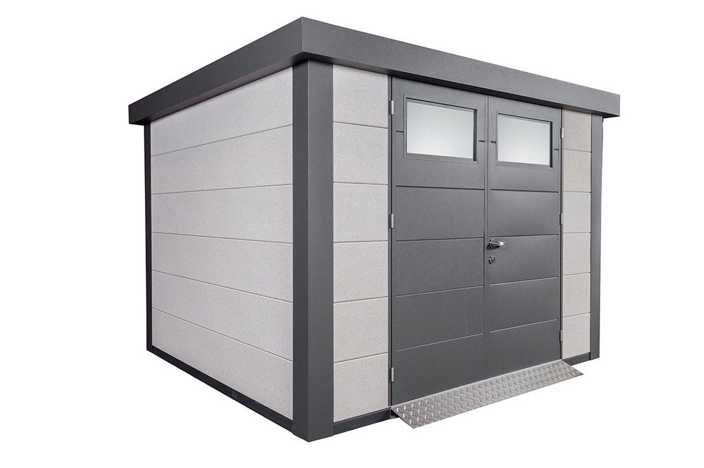 [eleganto 2721] Chalet ELEGANTO 2721 (2m70 x 2m10) (Blanc, Sans montage, Sans plancher , Sans parois int.)